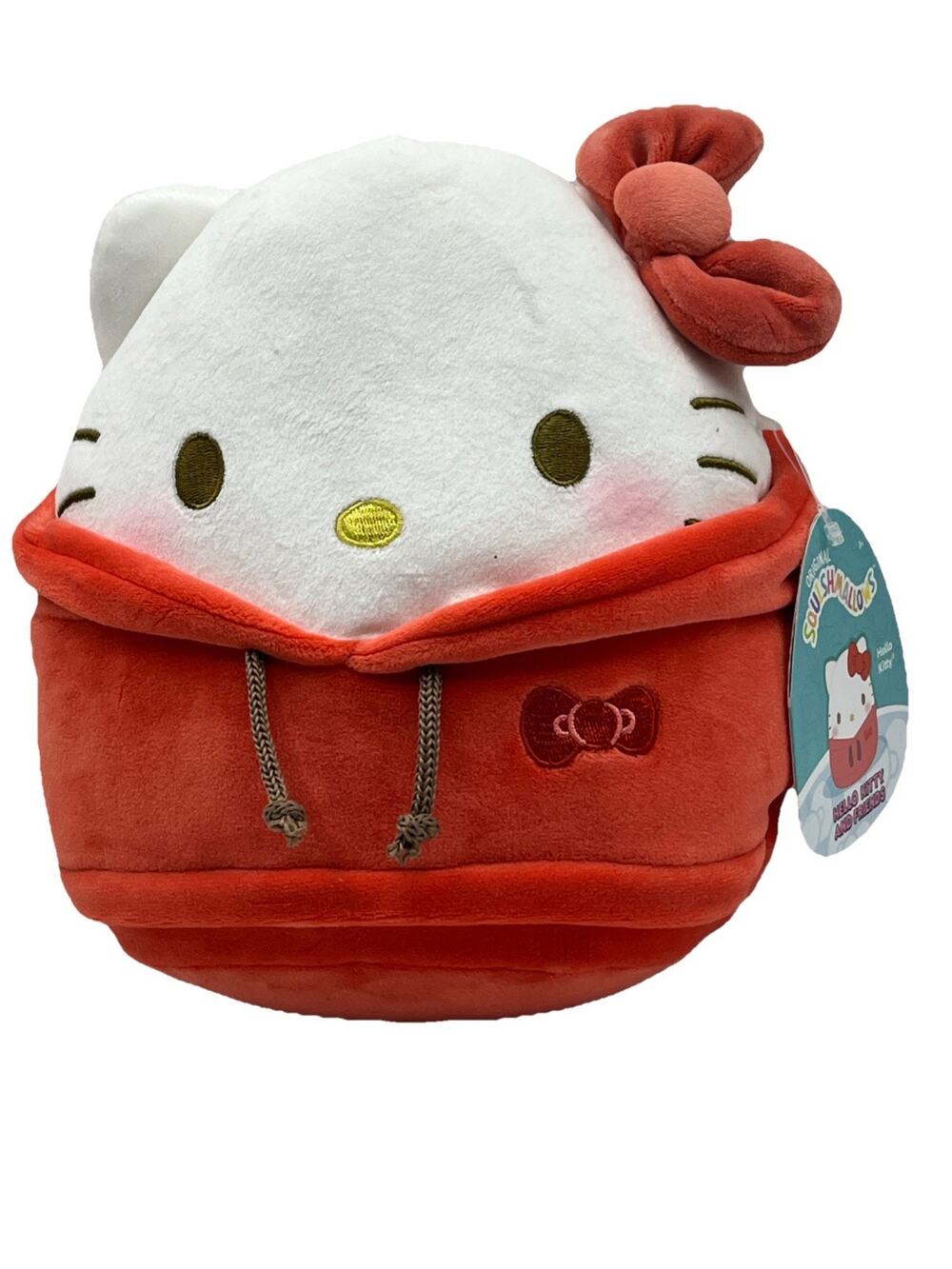 Squishmallows 8” Inch Hello Kitty & Friends Red Hoodie Plush NEW NWT